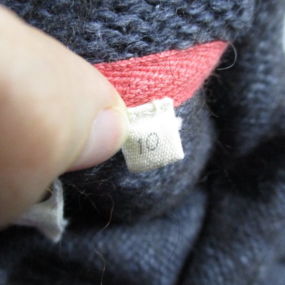 White Stuff Vest Womens 10 Gray Wool Alpaca Blend Sweater Knit Pockets - Picture 8 of 10